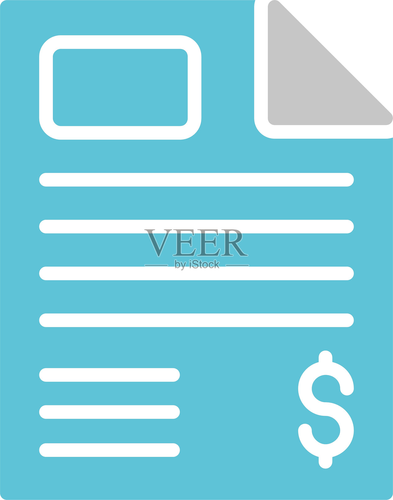 文档图标双色设计插画图片素材