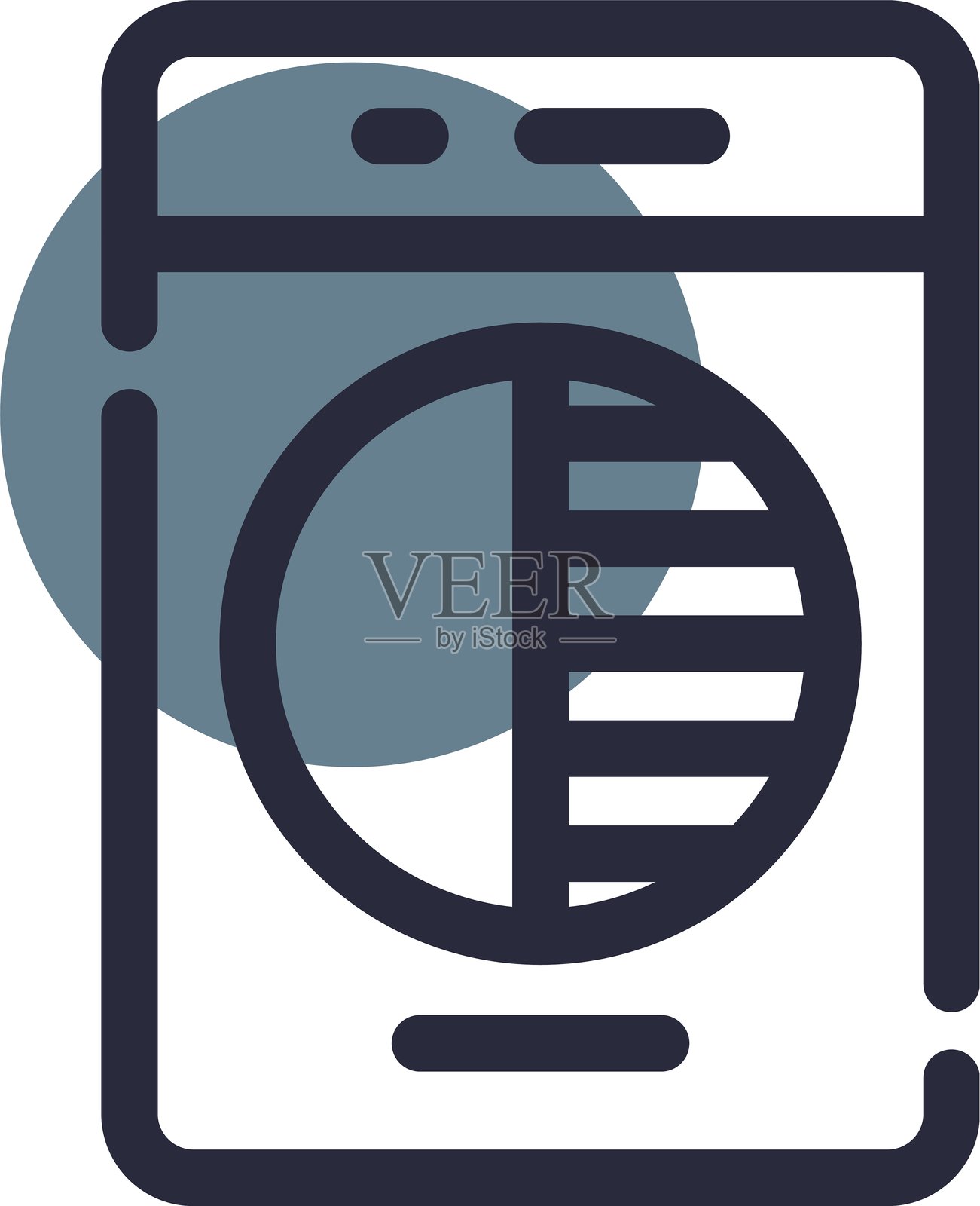 颜色对比图标插画图片素材