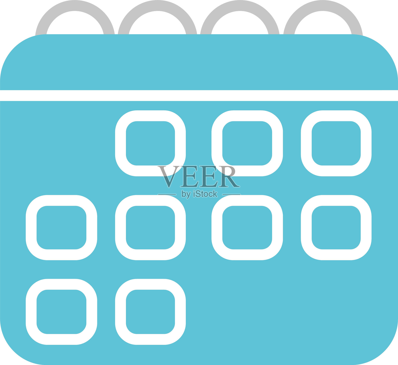 日程安排图标（双色）插画图片素材