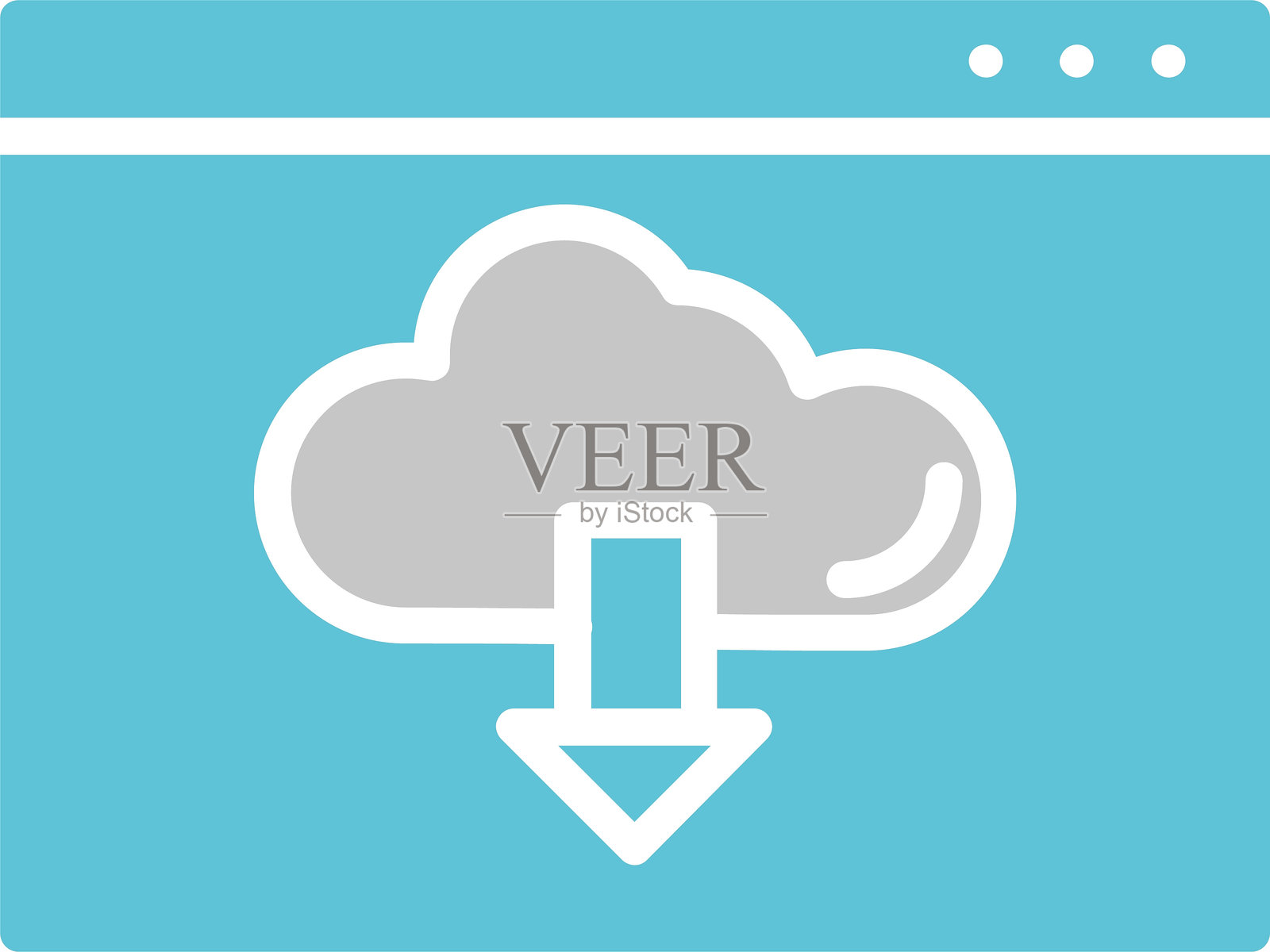 下载双色图标插画图片素材