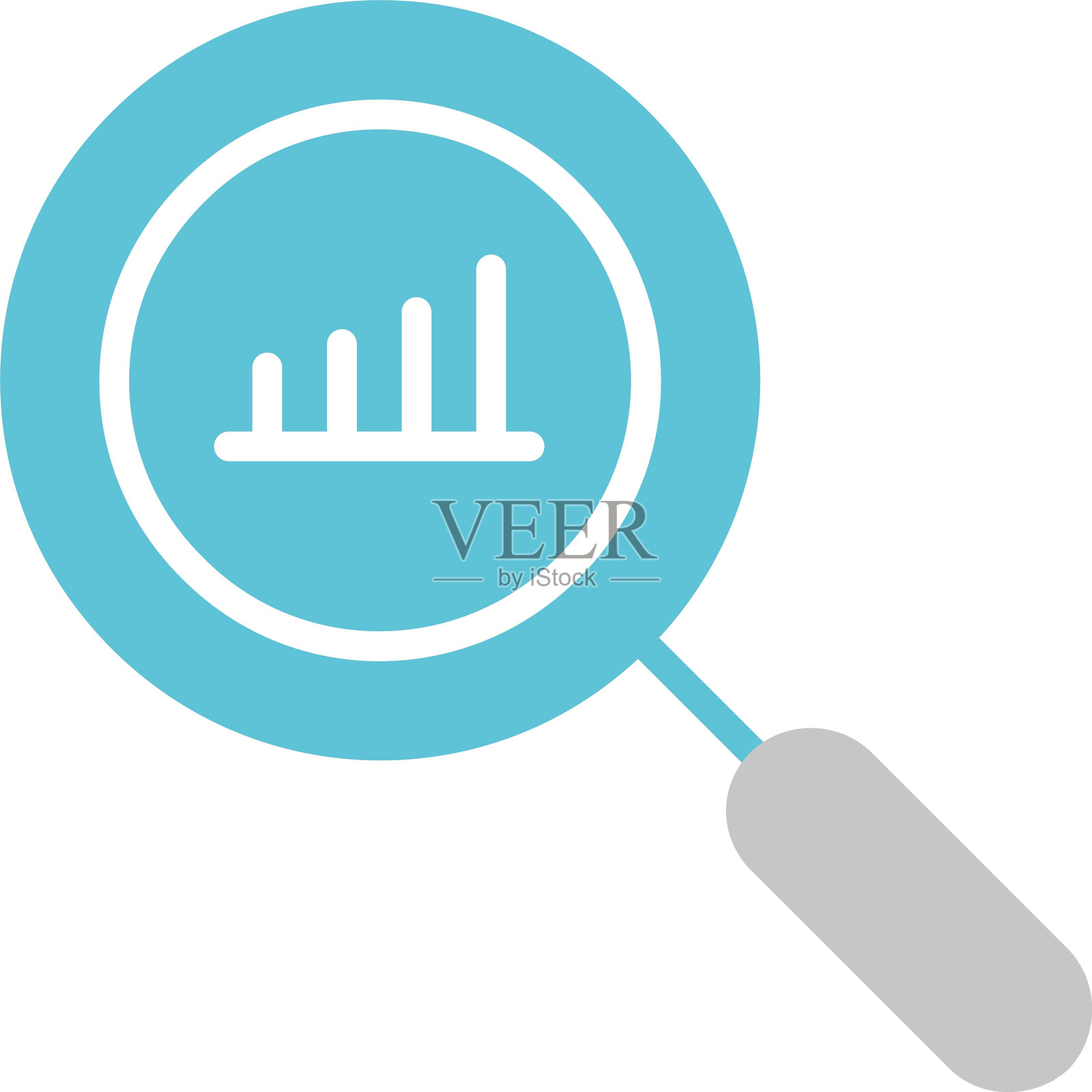 分析图形双色图标插画图片素材