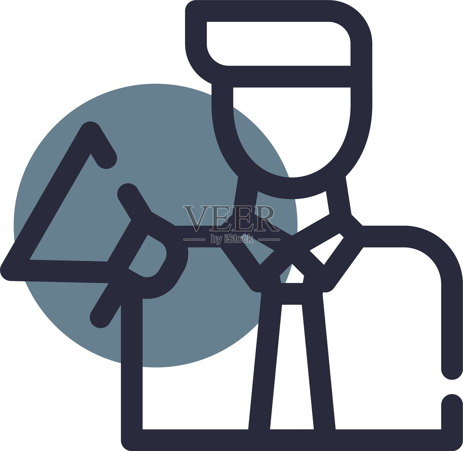 导演图标插画图片素材