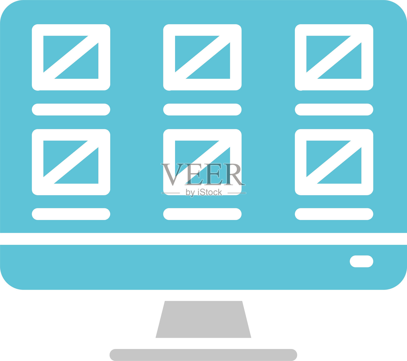 UI设计图标双色图标插画图片素材