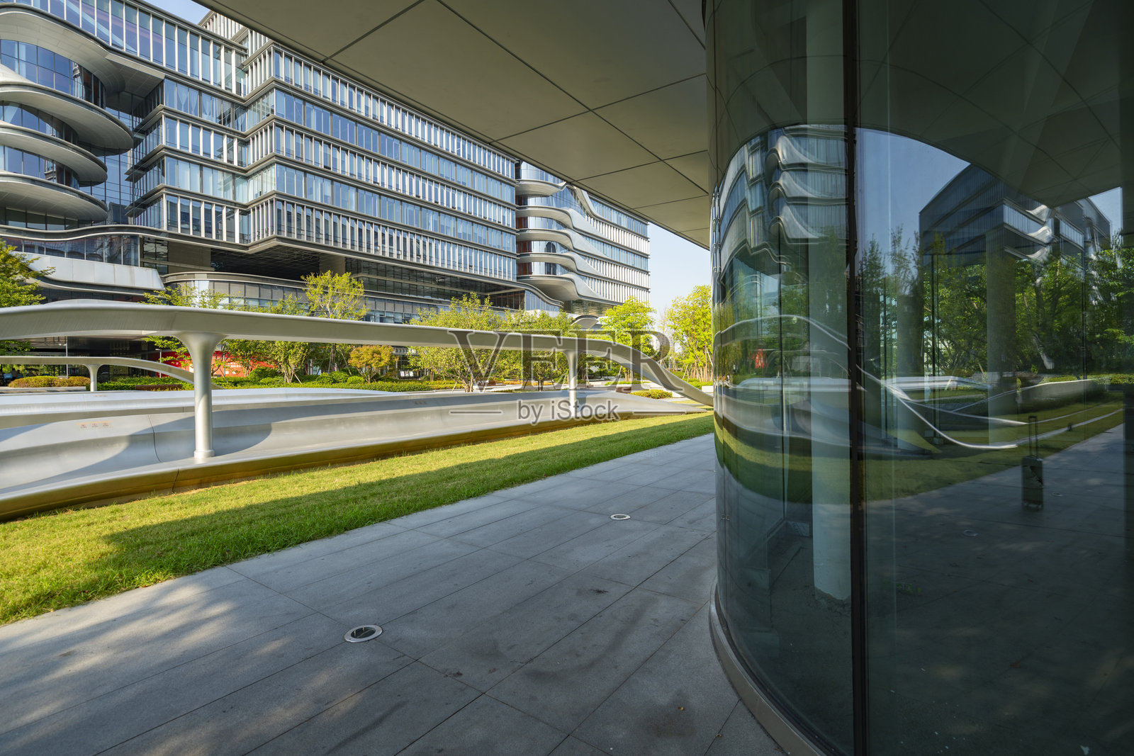 中国杭州的数字工业园区照片摄影图片