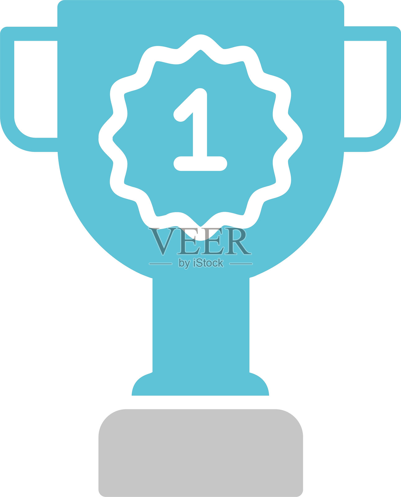 奖杯图标（双色）插画图片素材