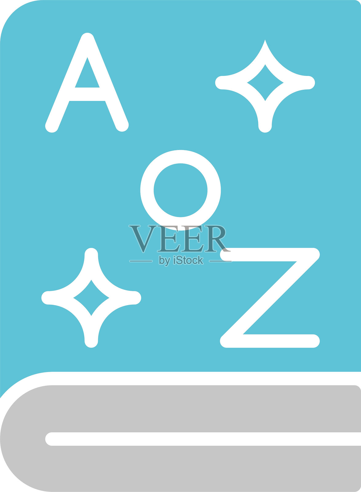 词汇图标双色图标插画图片素材