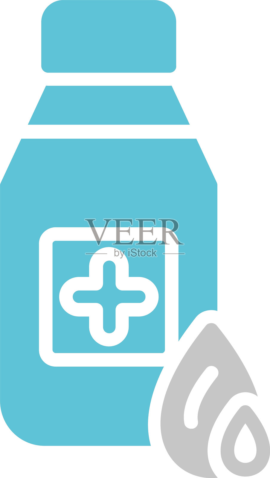 洗涤剂图标（双色）插画图片素材