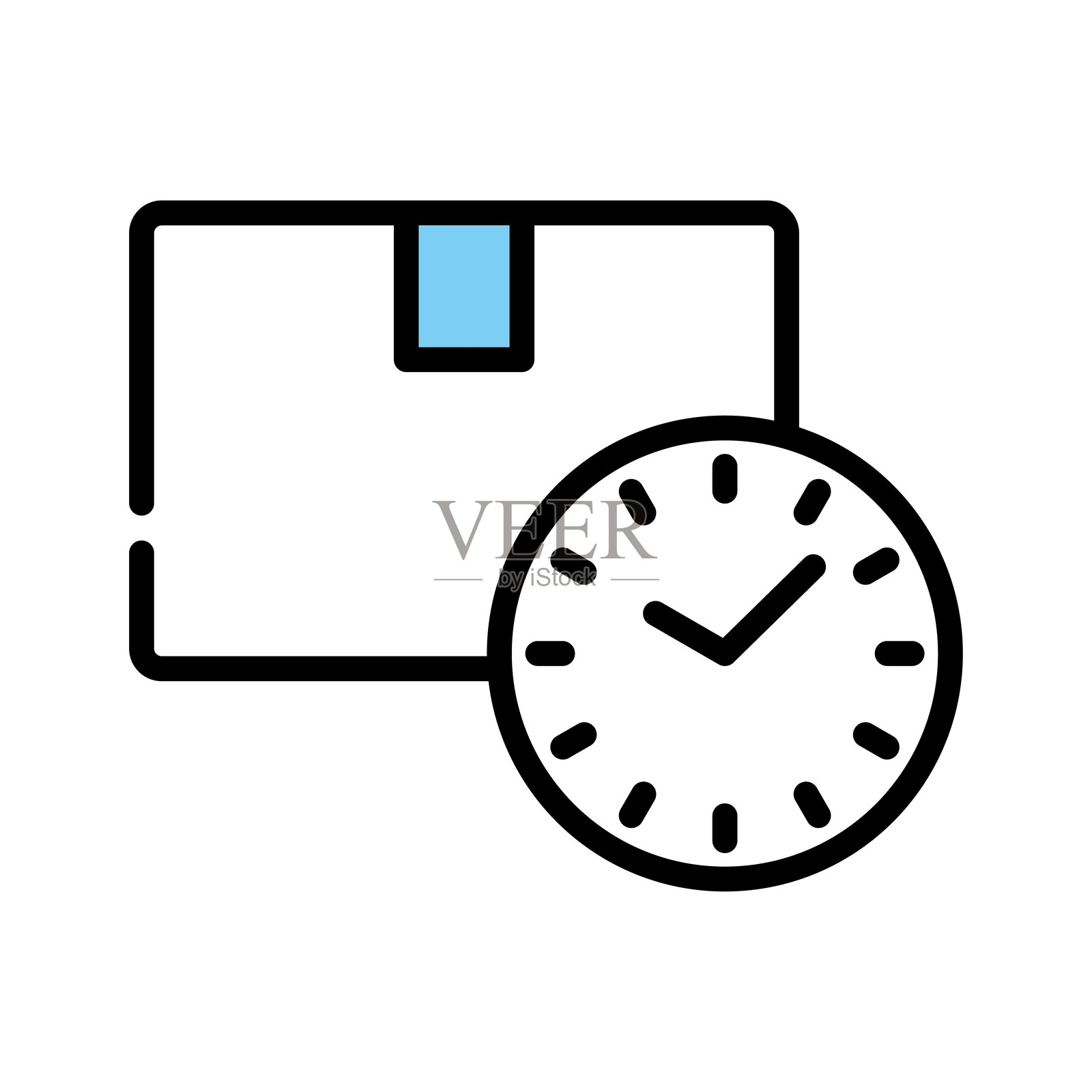 简单易用的图标插图，适用于邮购等。插画图片素材