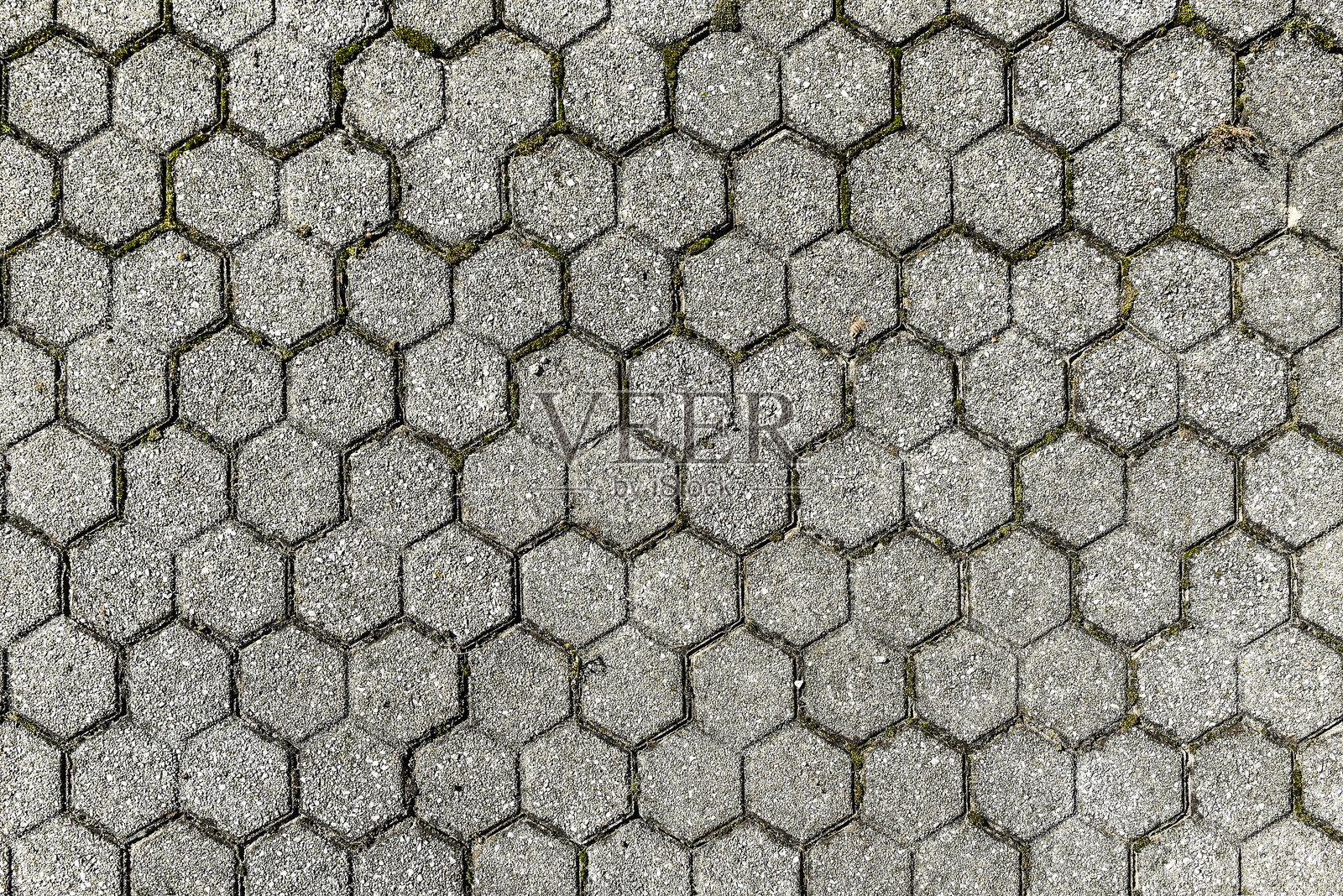 鹅卵石街道的俯视图照片摄影图片