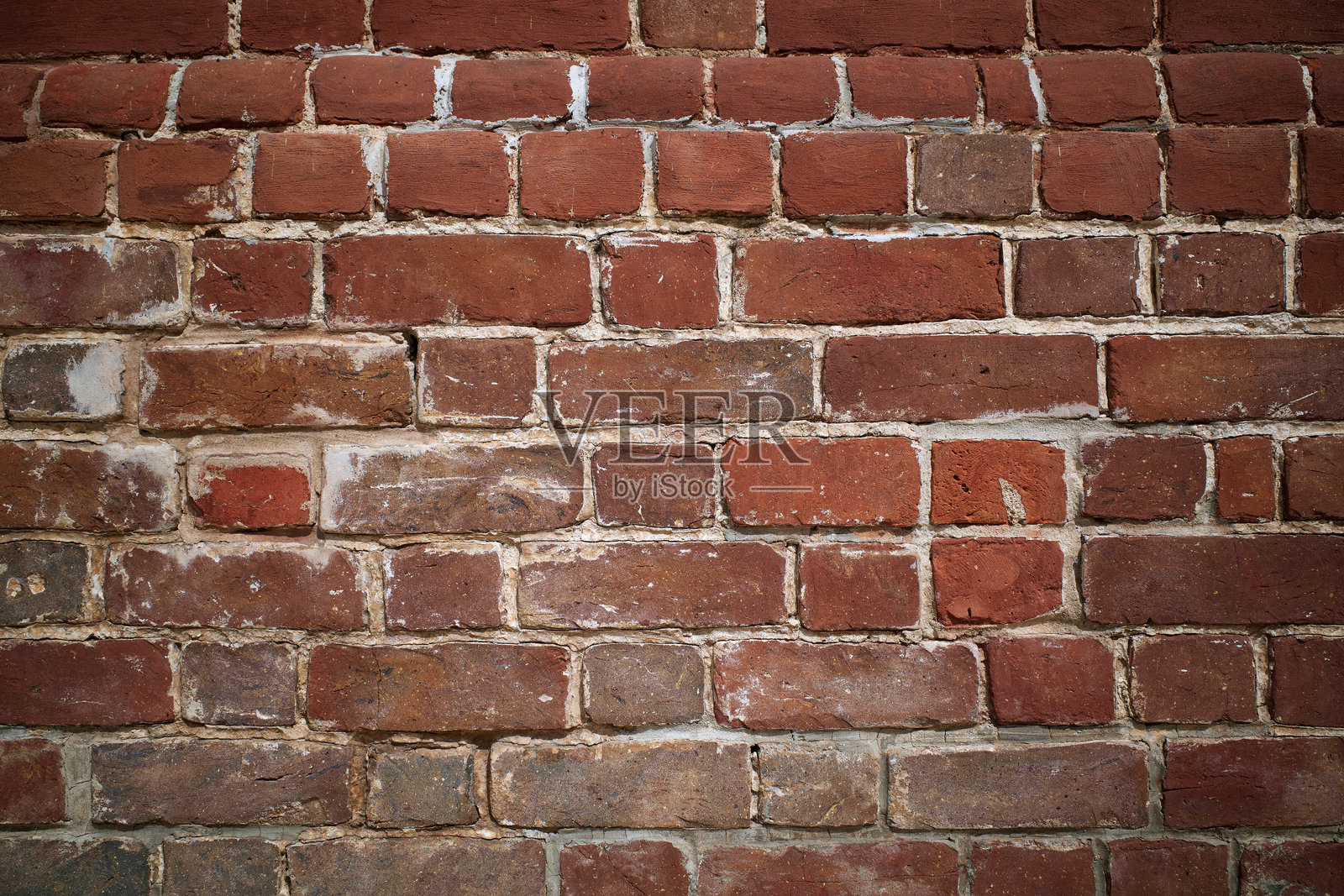 红砖磨损旧墙的纹理背景照片摄影图片
