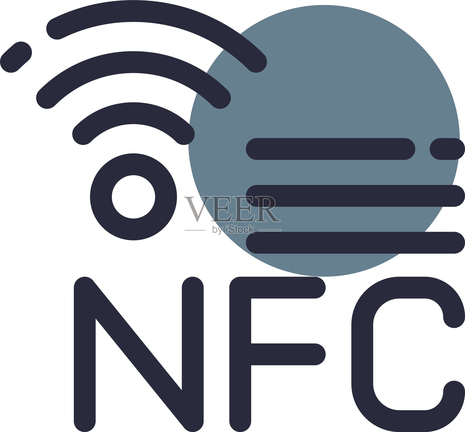 NFC图标插画图片素材