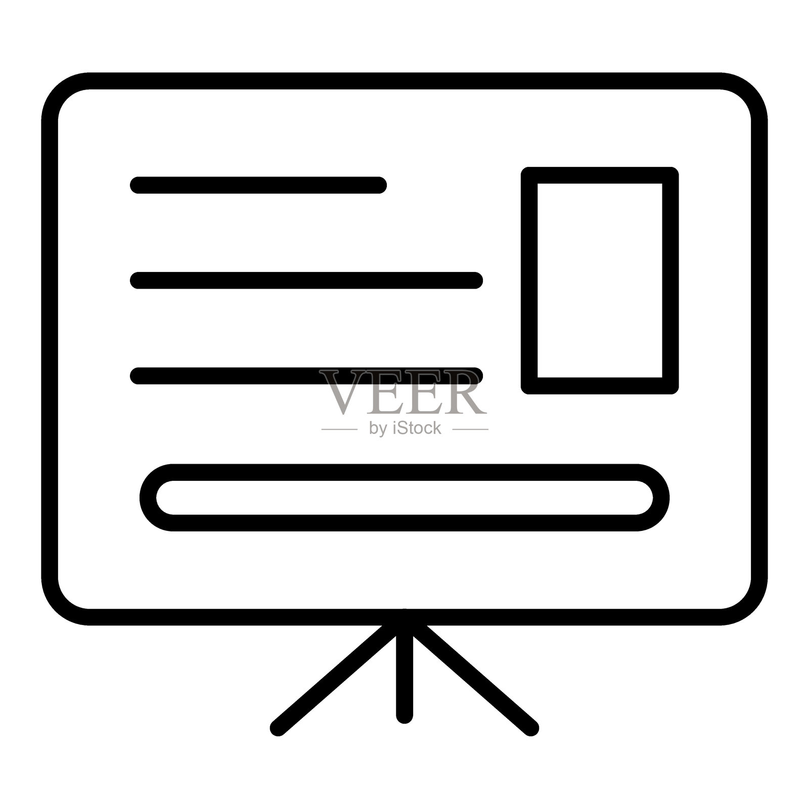 演示图标风格插画图片素材