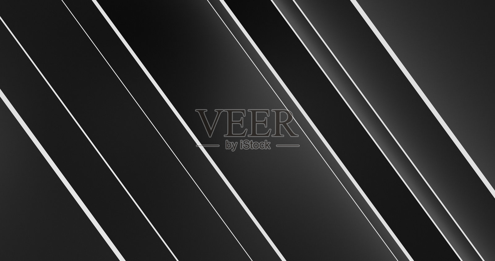 光滑的背景，带有黑色斜条纹。抽象的纸条。科幻未来风格。奢华现代的演示模板。插画图片素材