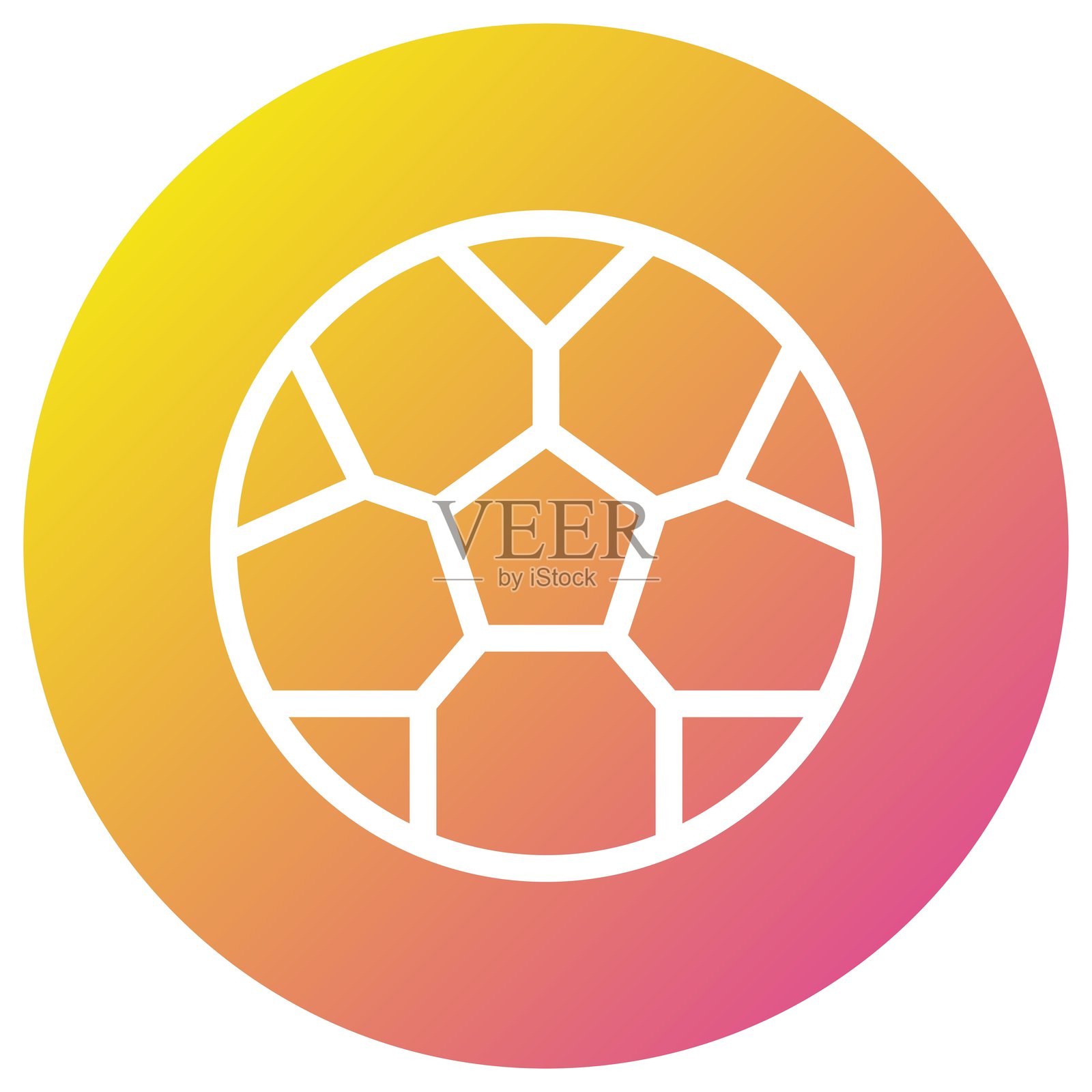 足球矢量图标设计插图插画图片素材