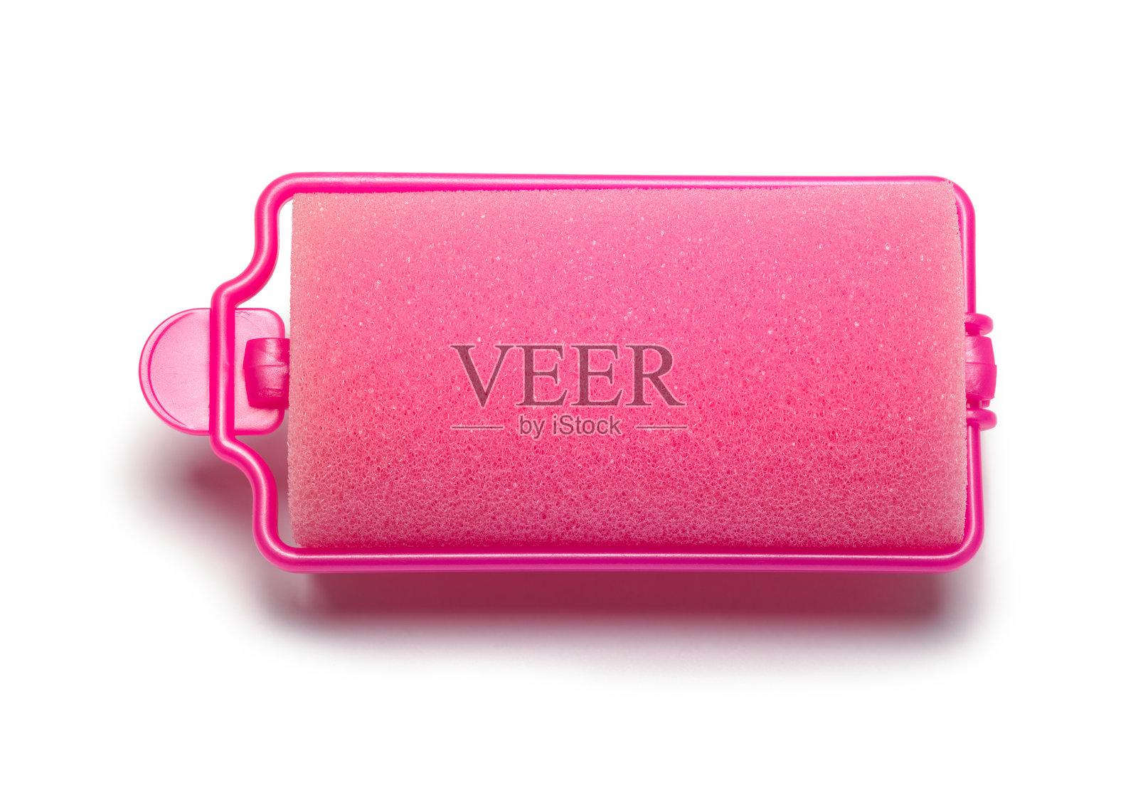 粉色发卷照片摄影图片