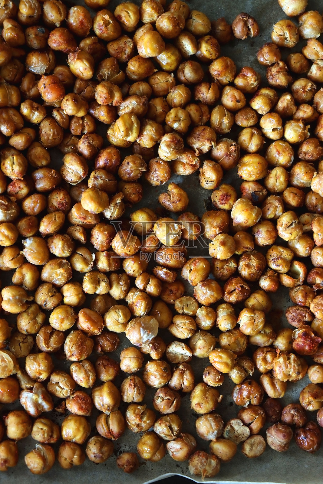 烤鹰嘴豆照片摄影图片