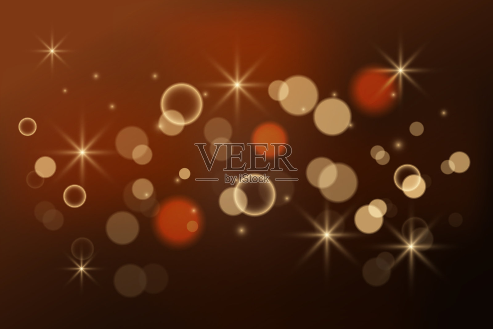 散景插画图片素材