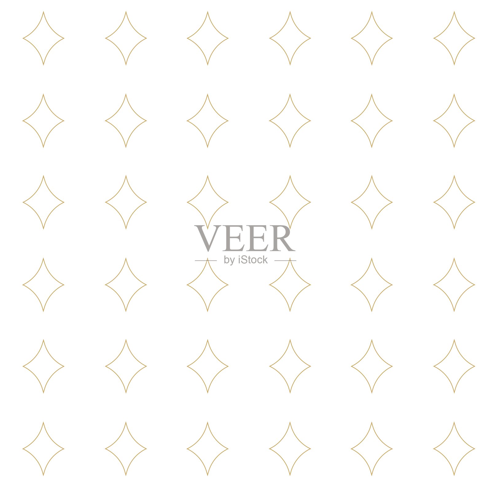 抽象几何图案，包含十字、条纹和线条。无缝矢量背景。插画图片素材