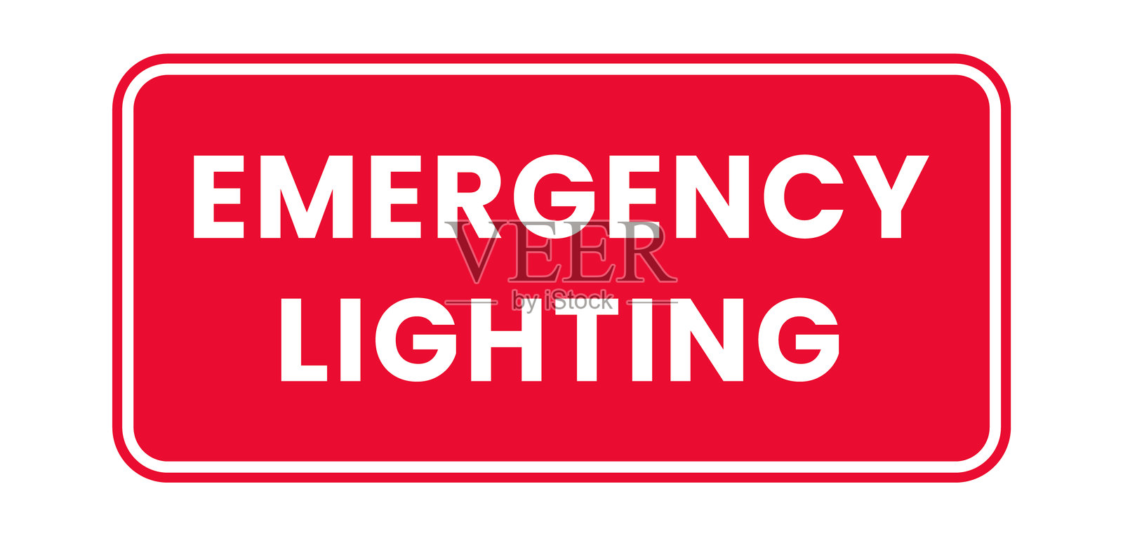紧急照明标志，贴纸，海报，标签，矢量，模板，横幅插画图片素材