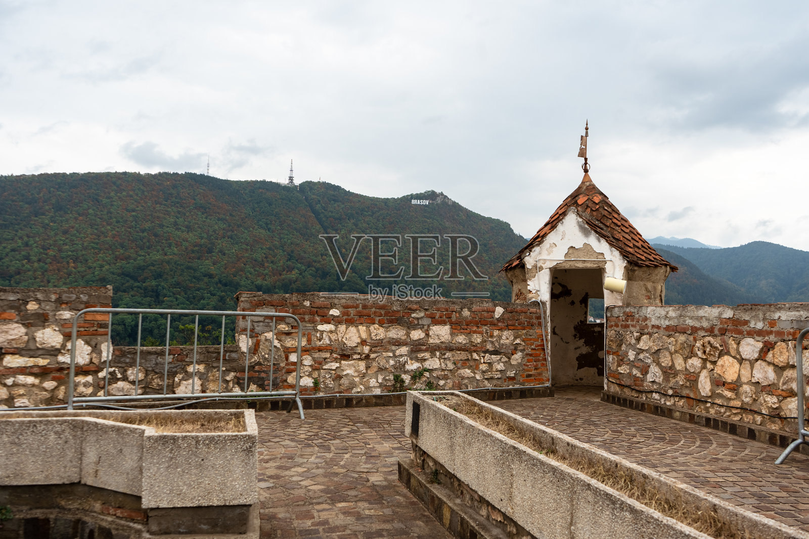 布拉索夫中世纪城堡照片摄影图片
