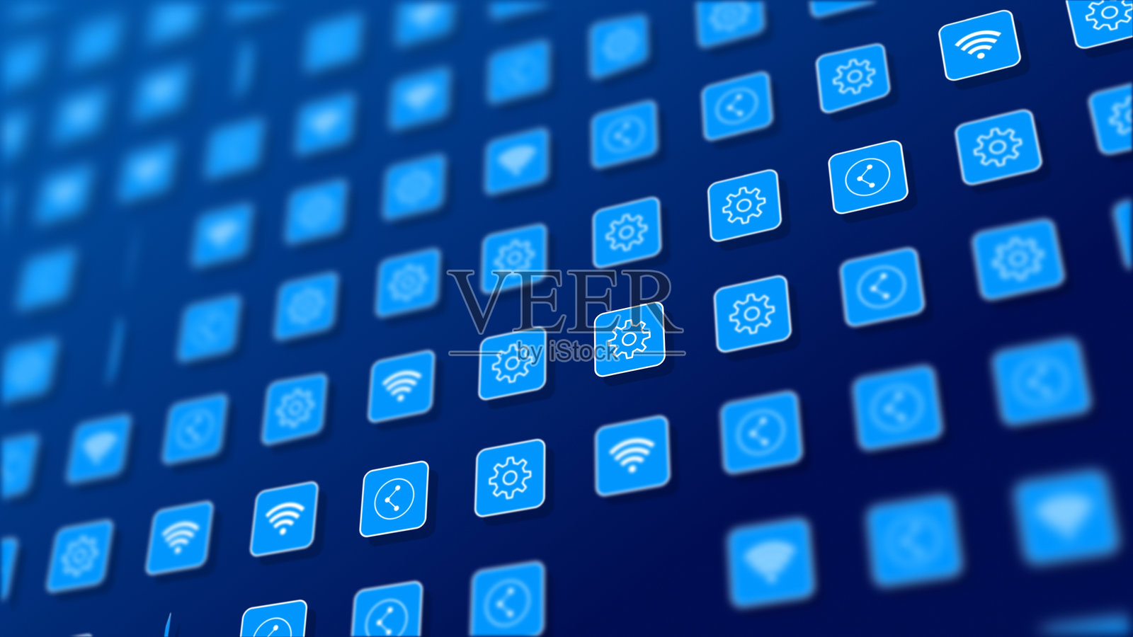 社交网络连接技术图标在背景上照片摄影图片