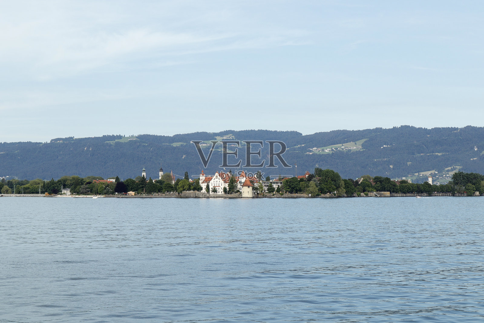 德国博登湖上的船游照片摄影图片