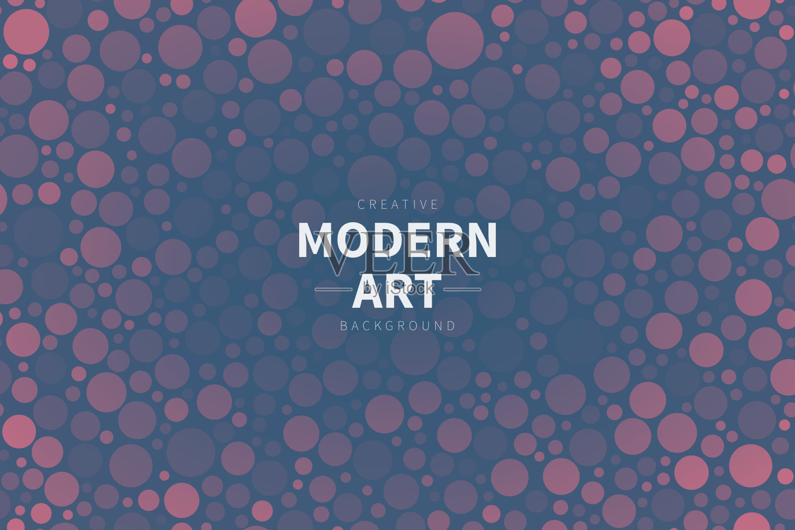 紫色渐变圆形的抽象几何背景插画图片素材