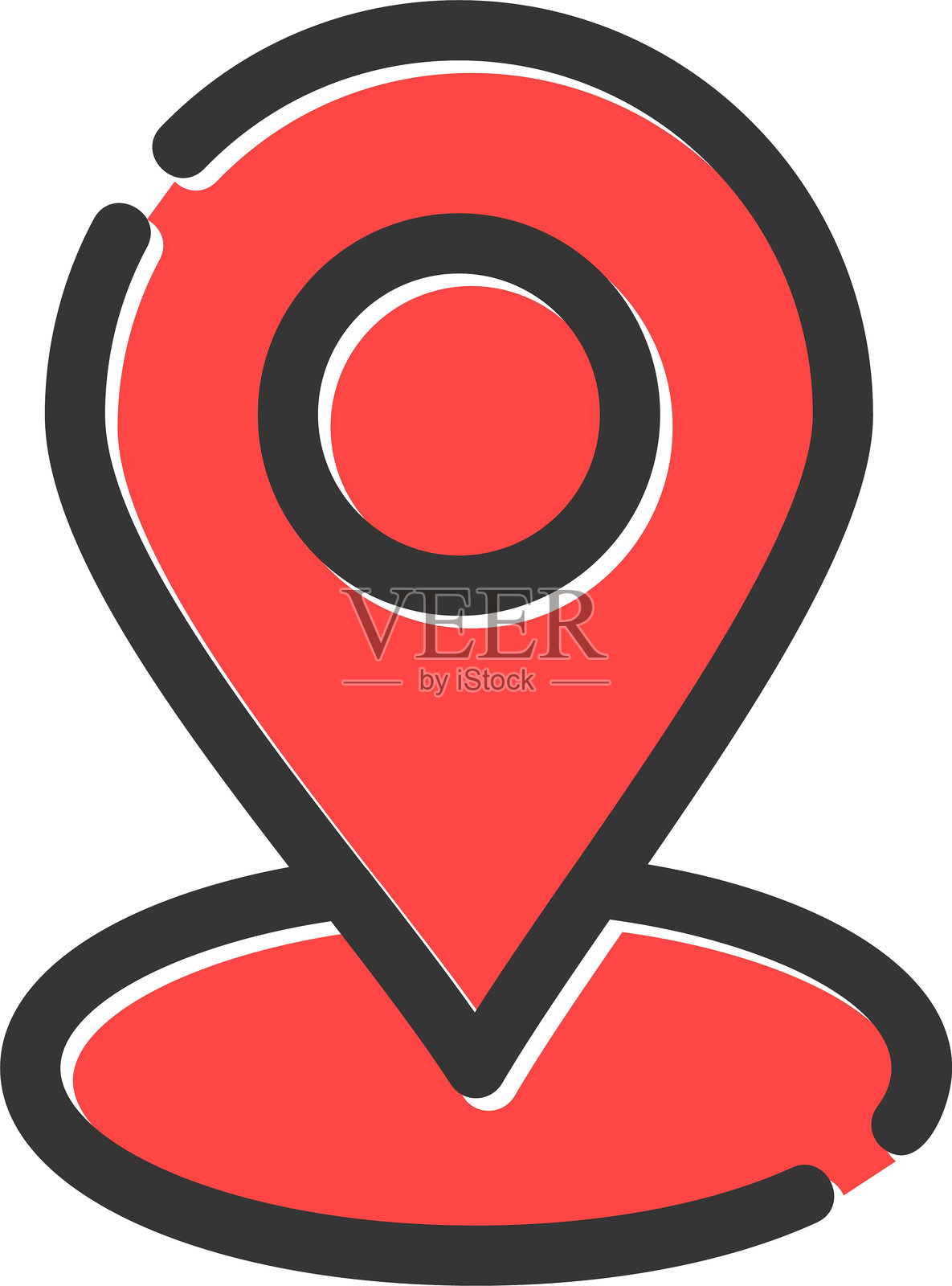 位置图标插画图片素材