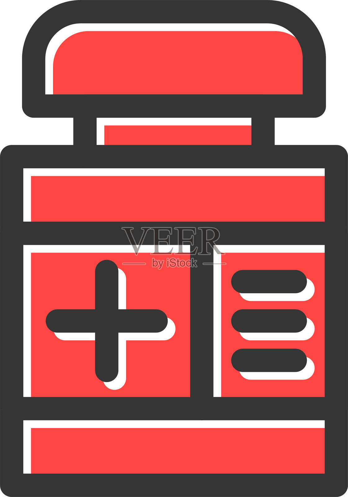 药丸图标插画图片素材