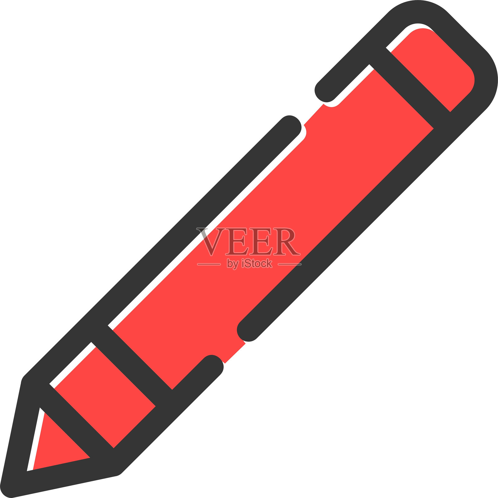 铅笔图标插画图片素材