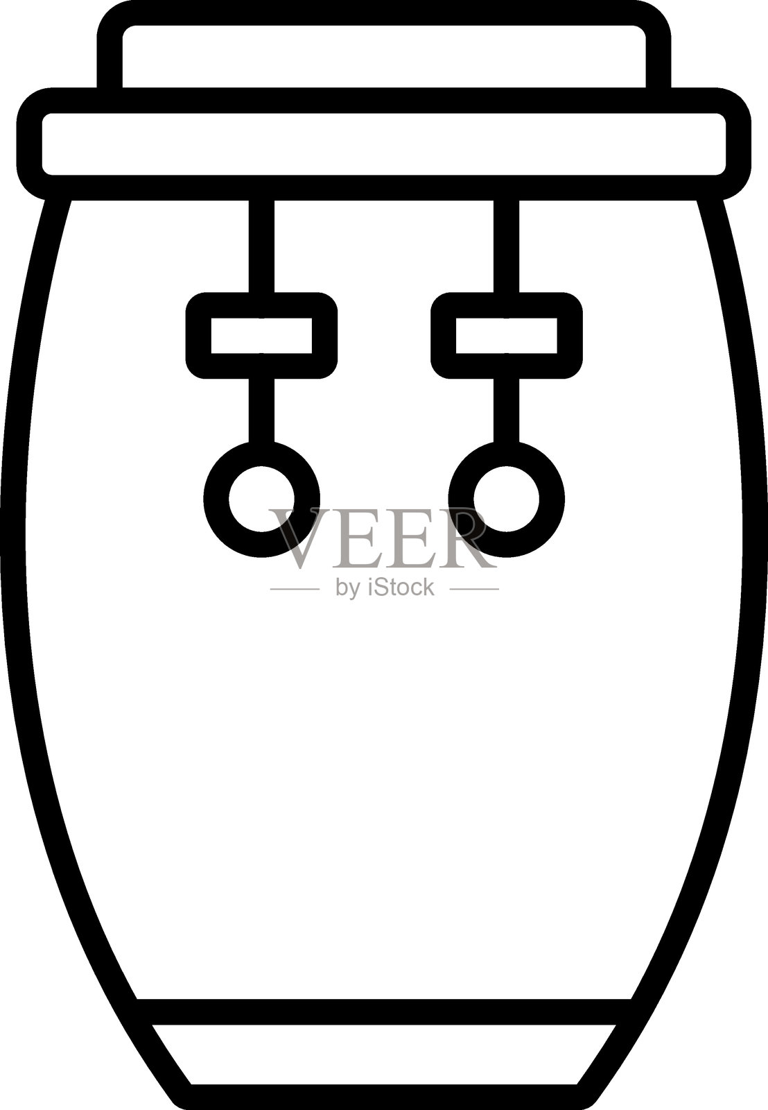 康佳图标风格插画图片素材