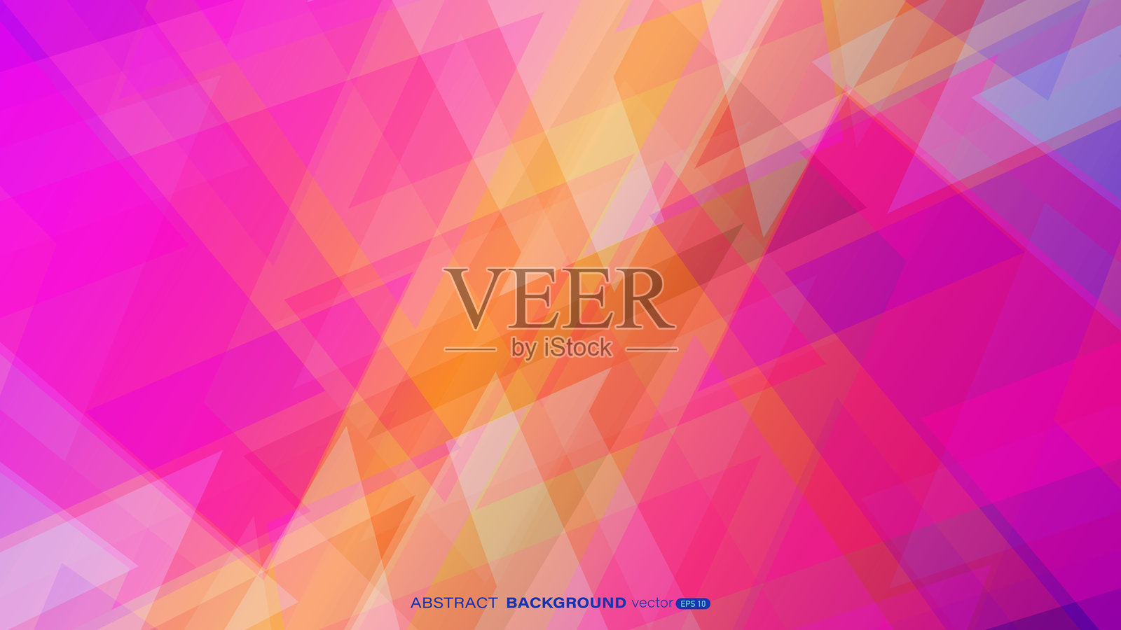 色彩斑斓的重叠几何形状的抽象背景插画图片素材