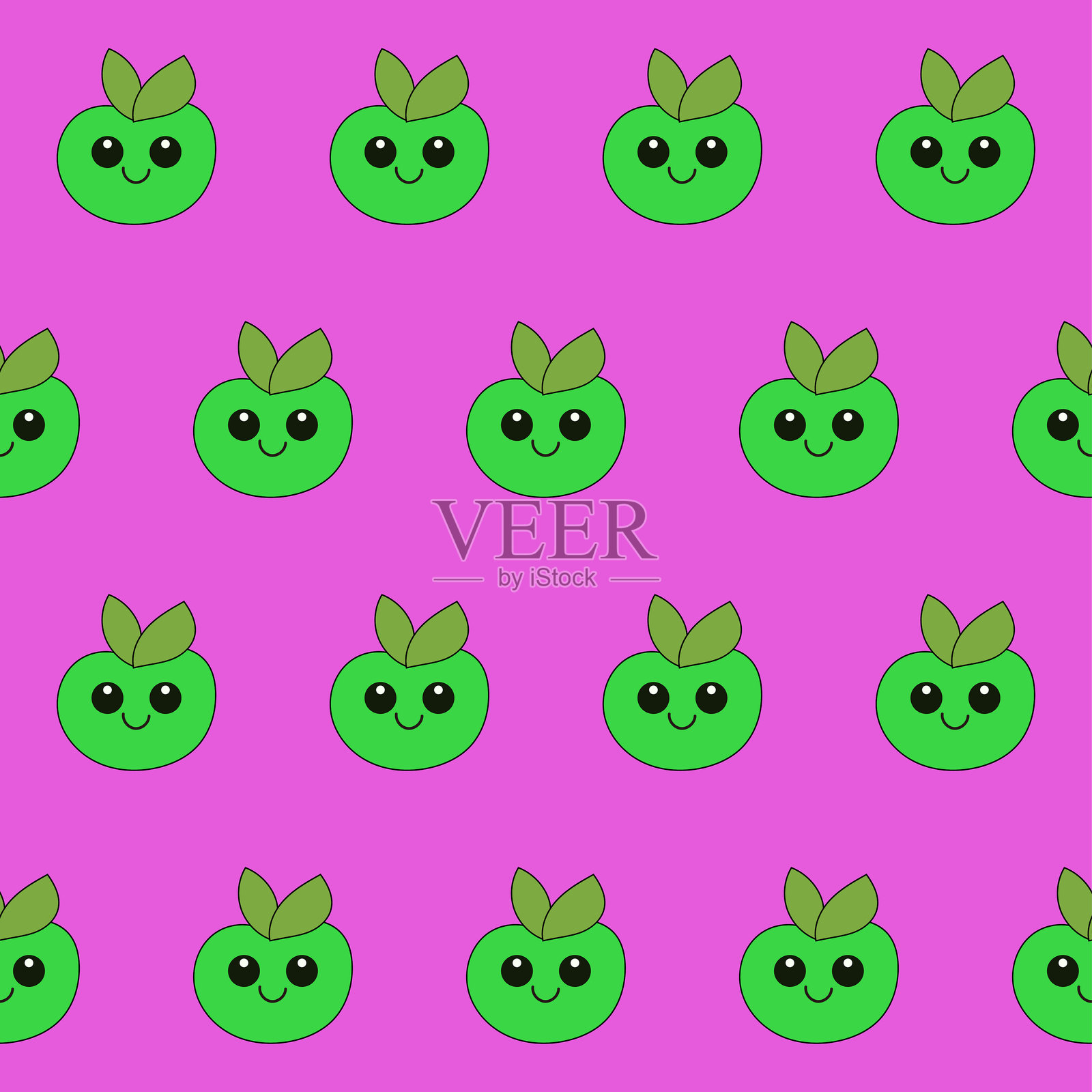 无缝有趣的纺织面料样本模板。包装纸设计。墙纸装饰印刷。无缝涂鸦风格的可爱符号元素图案背景。插画图片素材