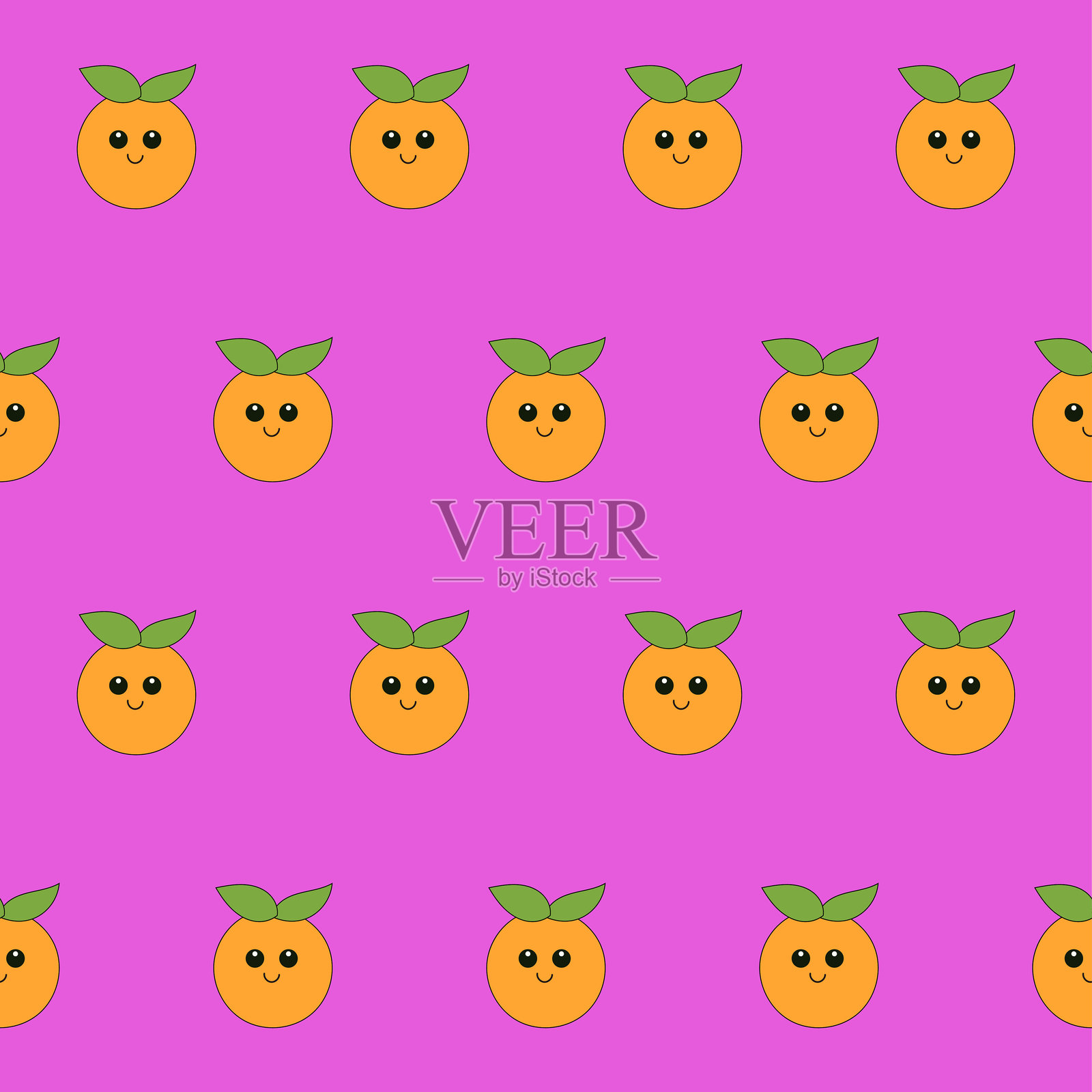 无缝有趣的纺织面料样本模板。包装纸设计。墙纸装饰印刷。无缝涂鸦风格的可爱符号元素图案背景。插画图片素材