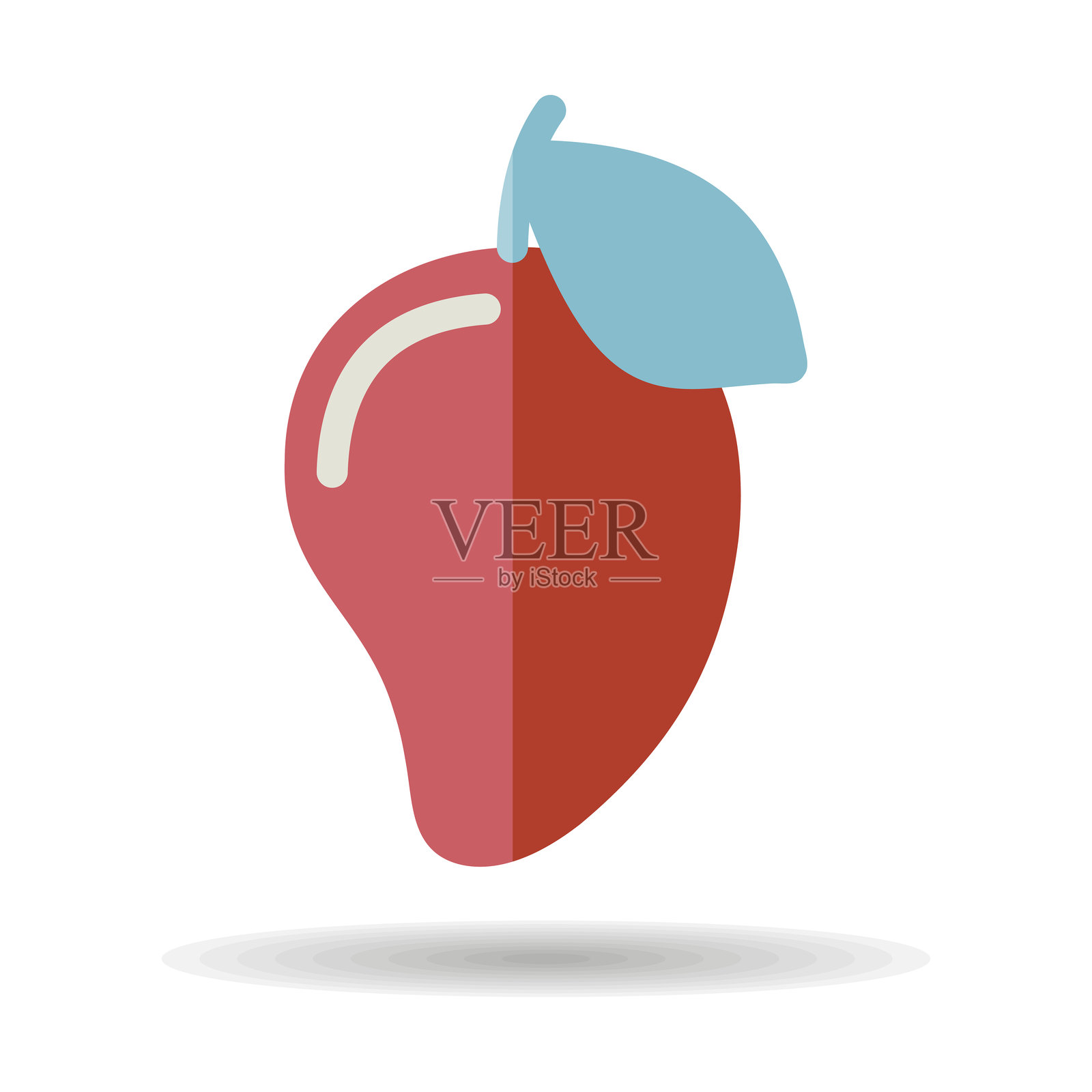 热带水果芒果矢量图标插画图片素材