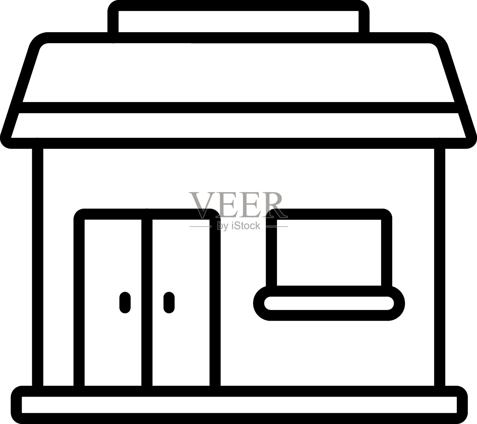 商店图标风格插画图片素材