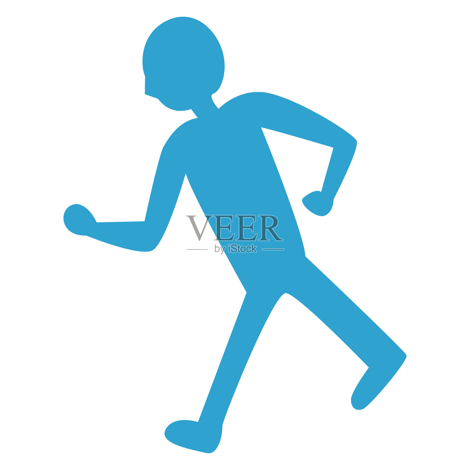 简单的人类轮廓设计插图插画图片素材