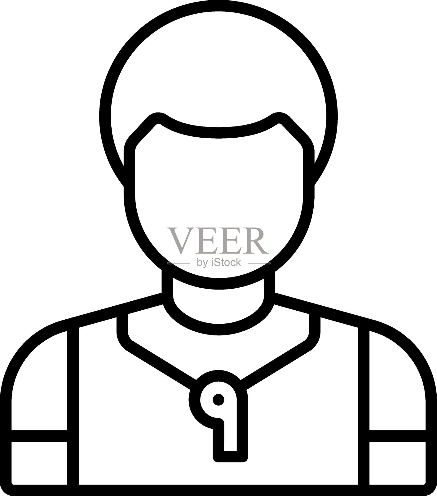 教练图标风格插画图片素材