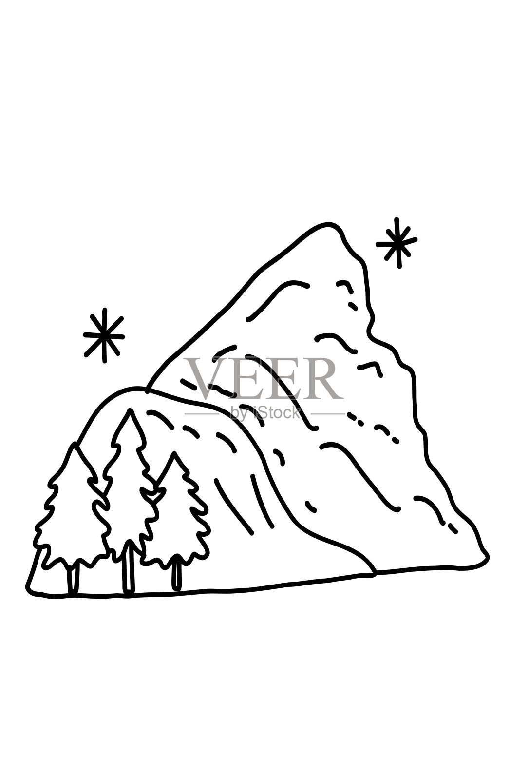 班夫山加拿大系列艺术与插图插画图片素材