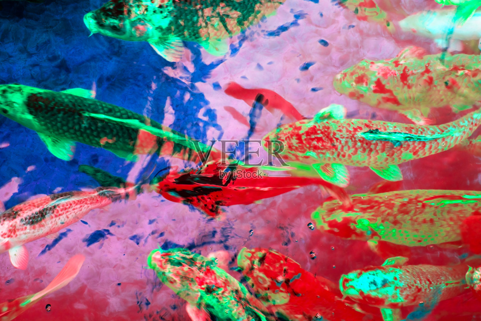 流体艺术。抽象背景。多彩纹理。照片摄影图片