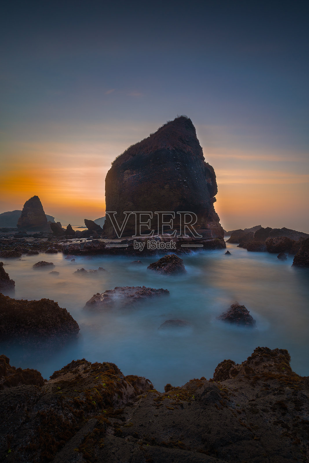 帕普马海滩日出照片摄影图片