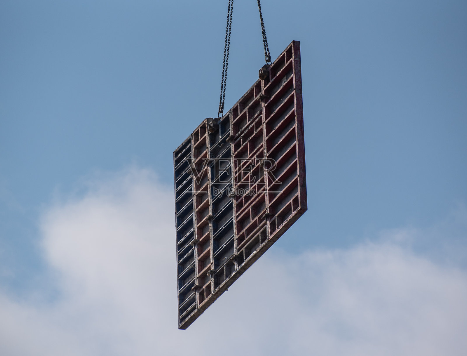 起重机移动房屋结构的一部分照片摄影图片