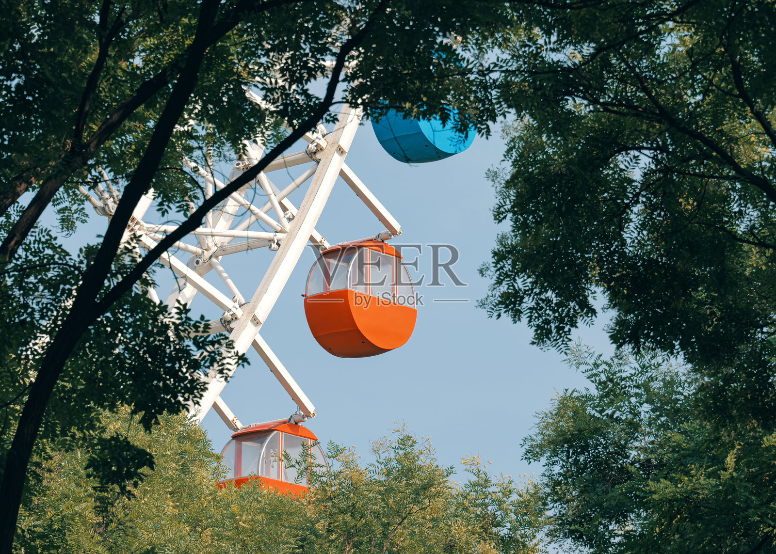 游乐园摩天轮照片摄影图片