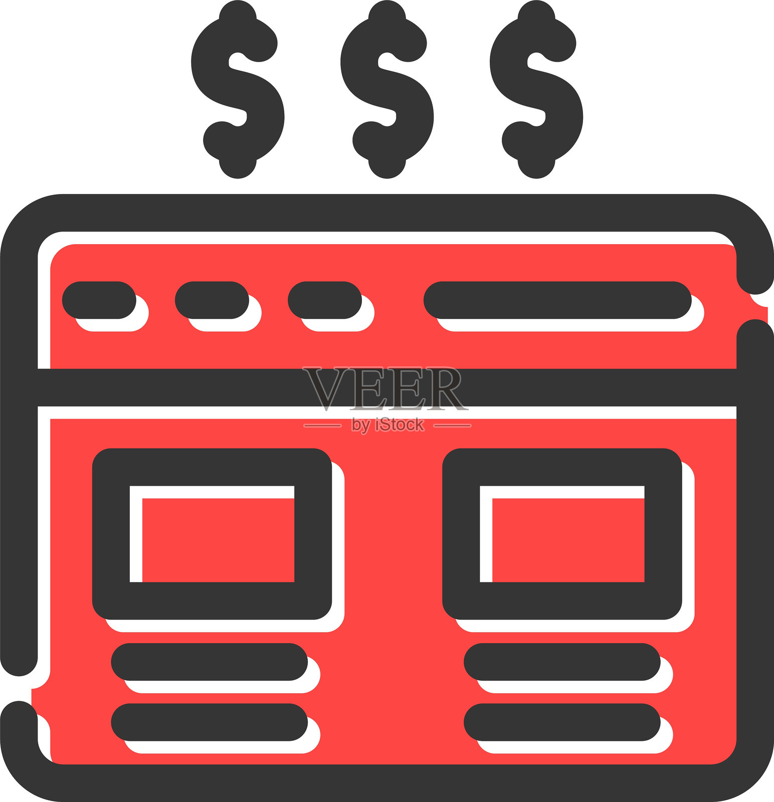 众筹图标插画图片素材