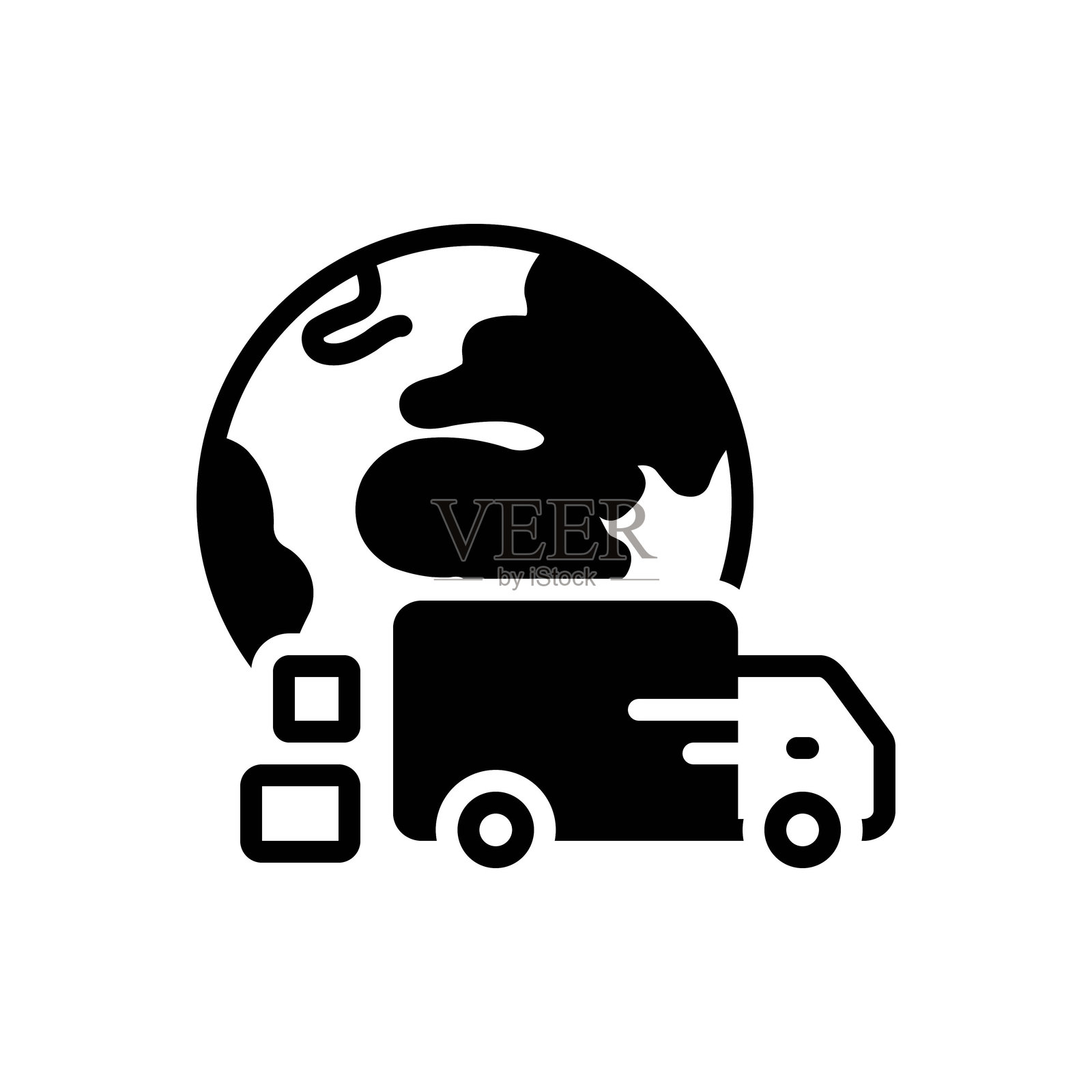 全球物流插画图片素材