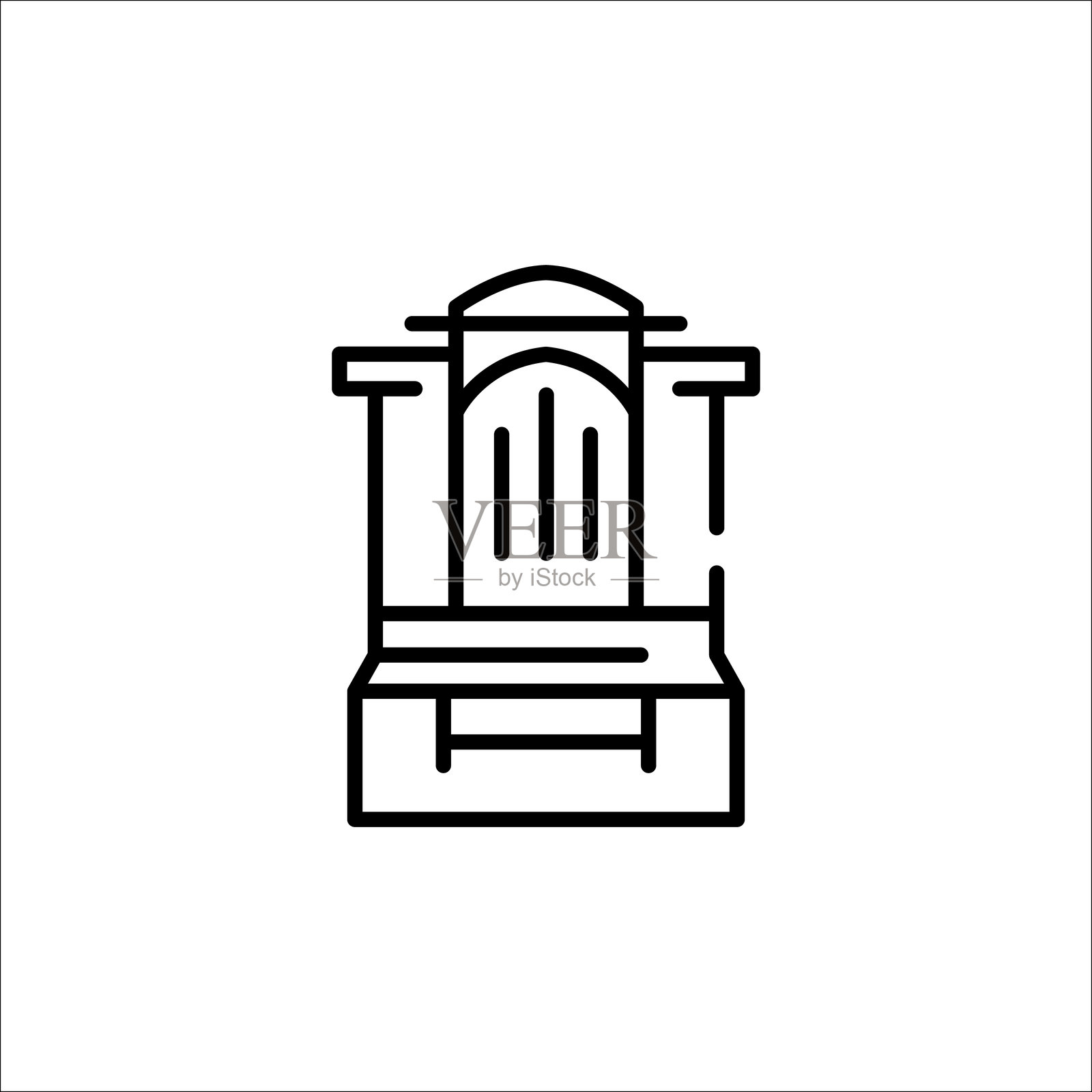 管风琴图标插画图片素材