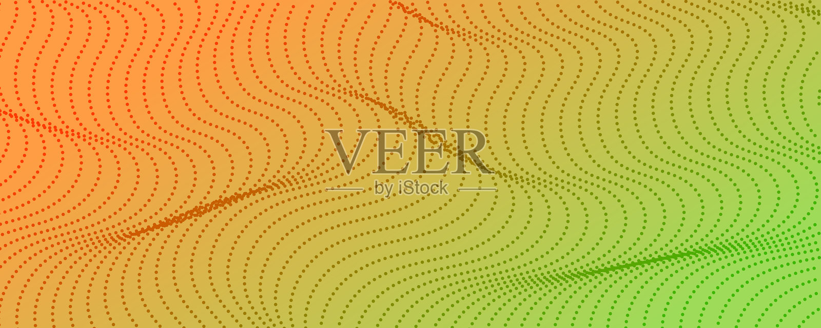 色彩斑斓的半色调背景，流动的点状图案插画图片素材