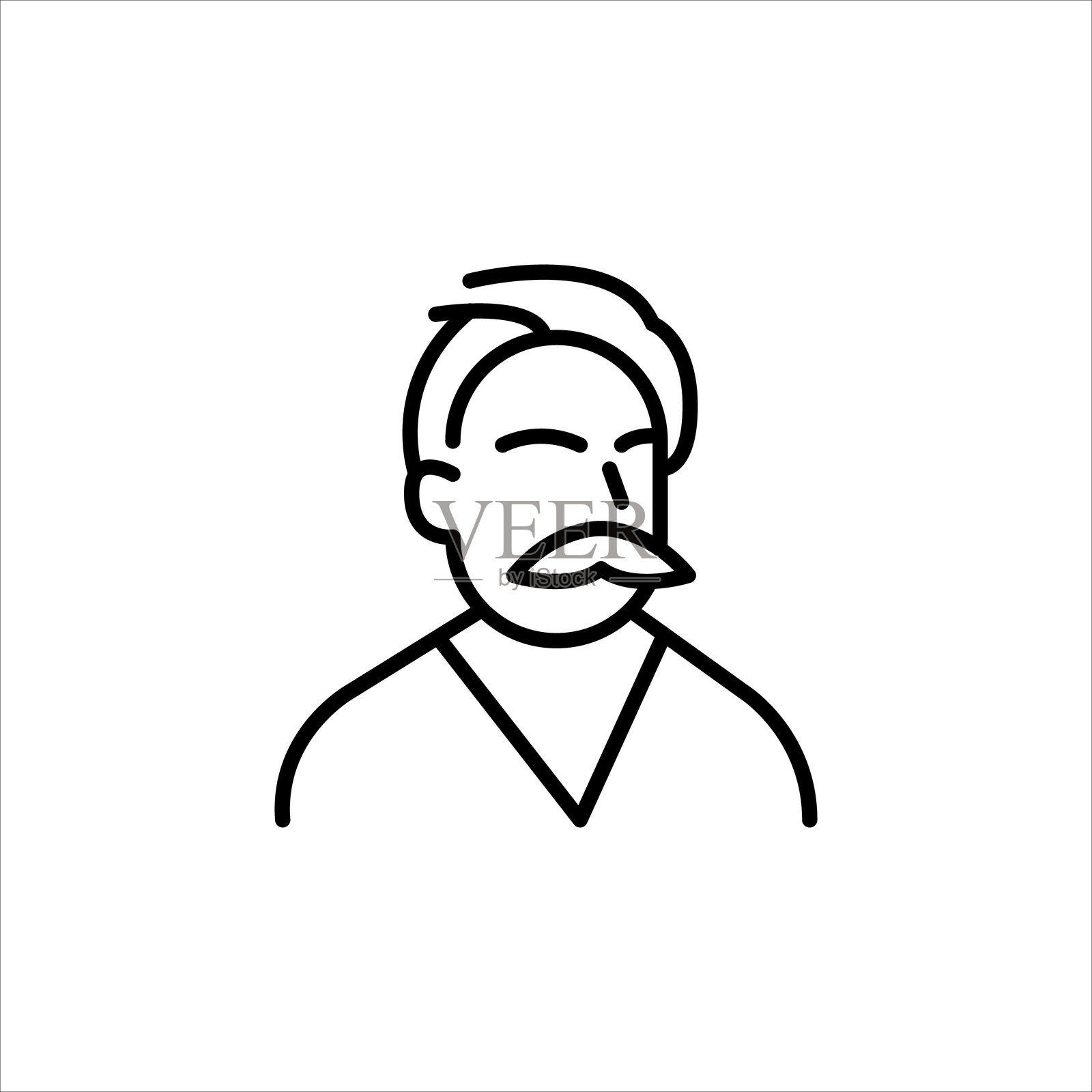 德国科学家图标插画图片素材