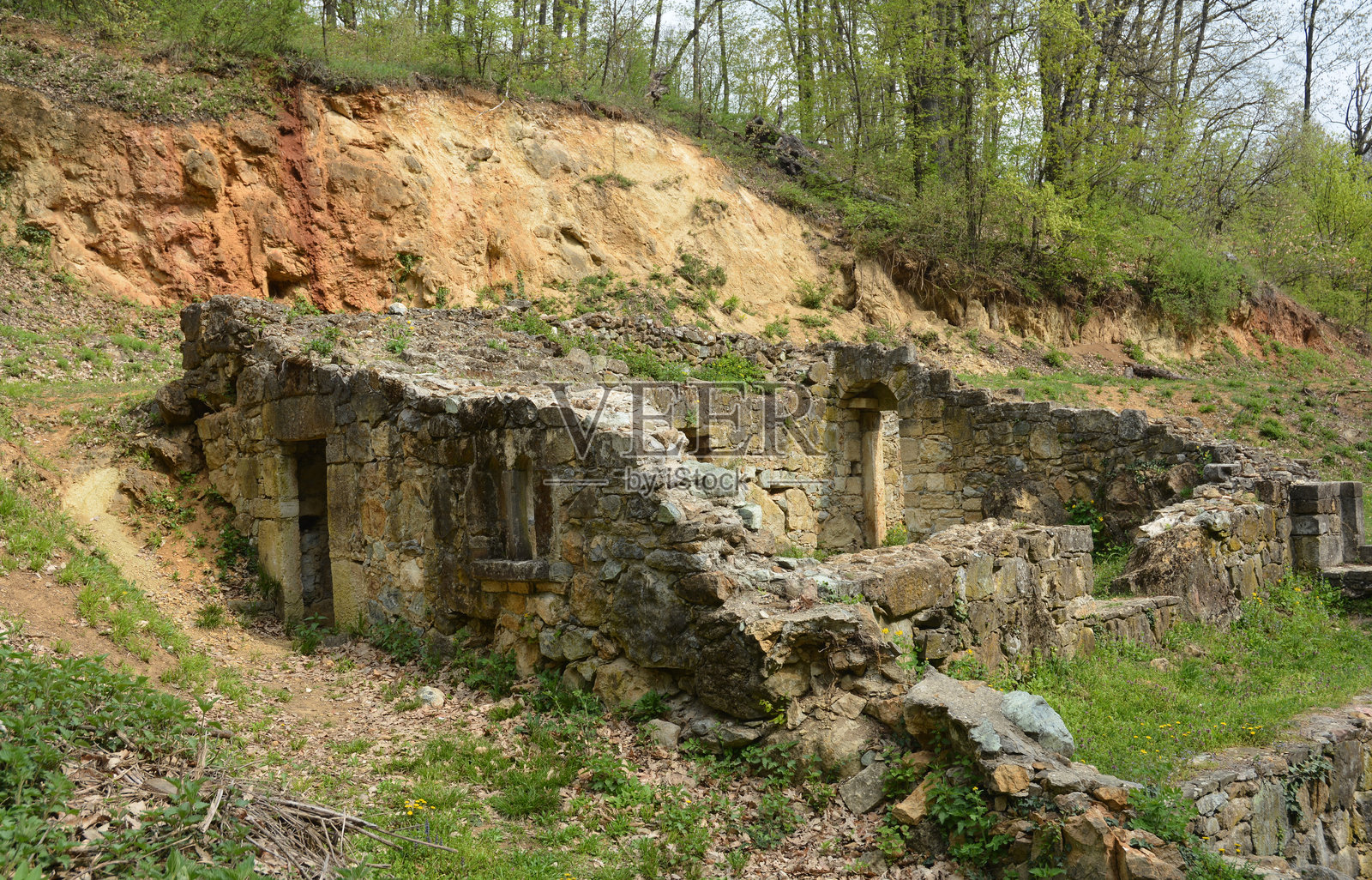 东正教修道院遗址照片摄影图片