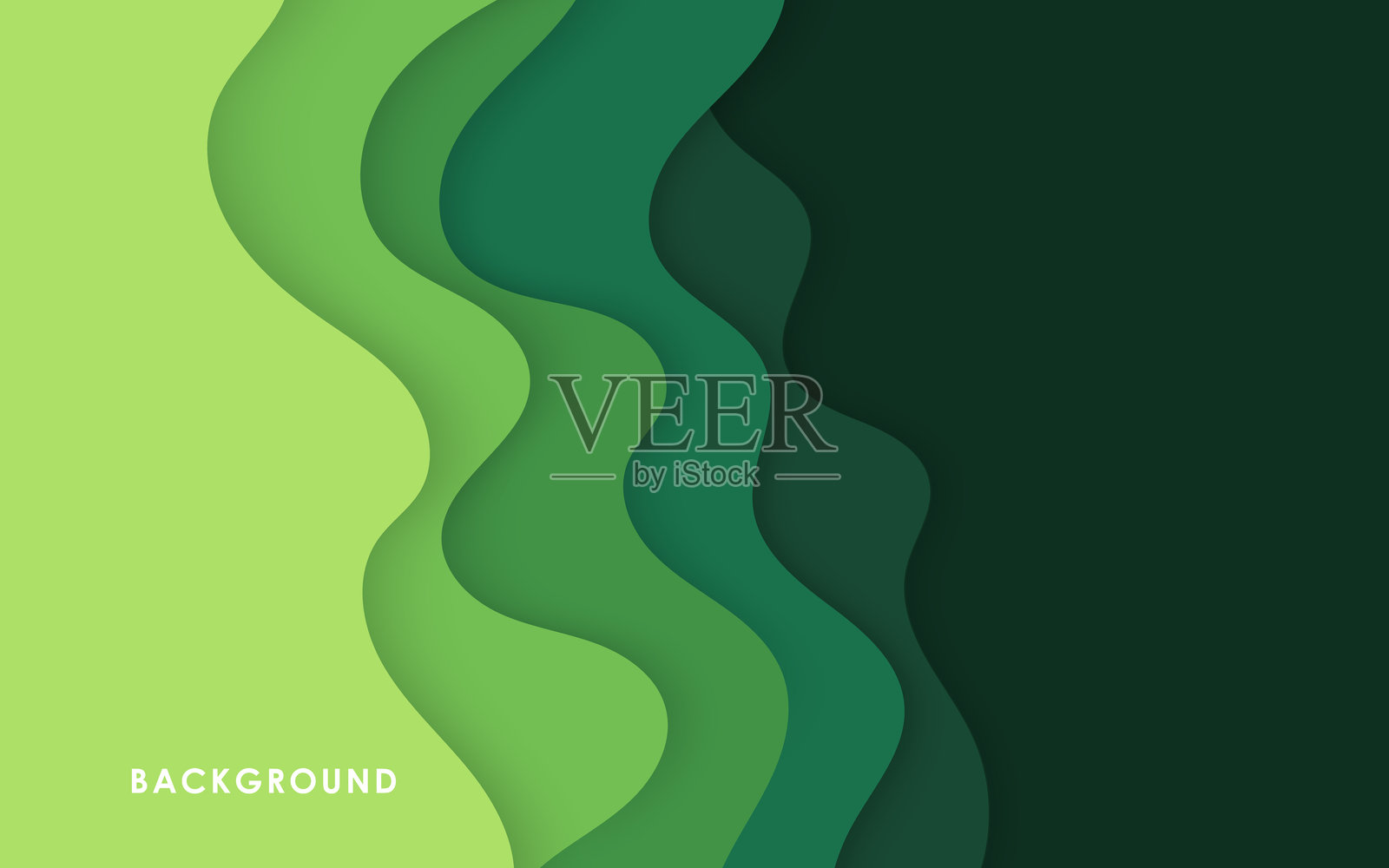 现代剪纸抽象背景设计模板插画图片素材